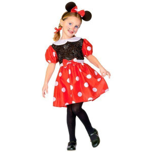 Strój Myszka Myszki Mini Atłas W Grochy - 116