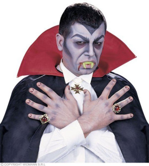 Kły Zęby Wampira Świecące W Ciemności Halloween