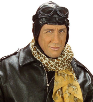Pilotka Czapka Pilota Pilotki Aviator Skórzana