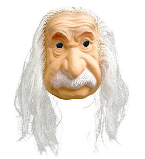 Maska Albert Einstein Geniusz Mysliciel Naukowiec