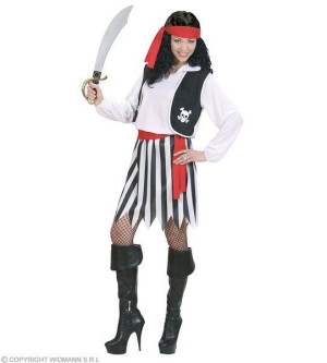 Strój Piratki Piratka Przebranie Pirat - L