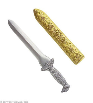 Nóż Rzymski Imperium Złoty 41cm Sztylet Wojownik