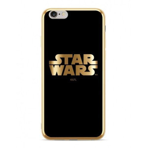 Case Etui Chrome Star Wars Gwiezdne Wojny 002 Logo Samsung Galaxy S10e Złot