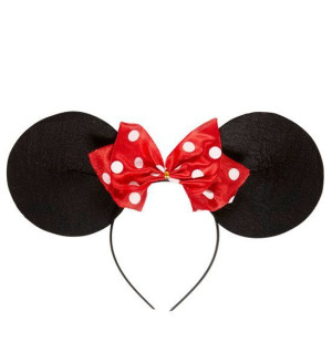 Opaska Myszka Mini Z Kokardką Myszka Mickey Miki