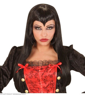Peruka Wampirzyca Vamp Gotycka Gothic Wampir