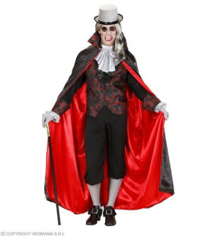 Strój Gotycki Wampir Wampira Drakula Halloween - Xl