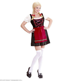 Strój Bawarski Czarny Bawaria Oktoberfest - L