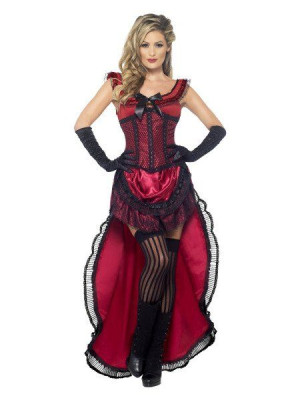 Strój Sexi Burleska Diva Western Flamenco - M