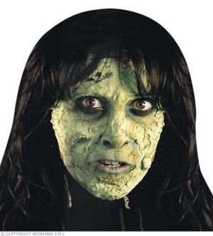 Zgniła Skóra Do Charakteryzacji Zielona Halloween