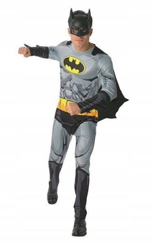 Strój Batman Batmana Superbohater Komiks - Xl