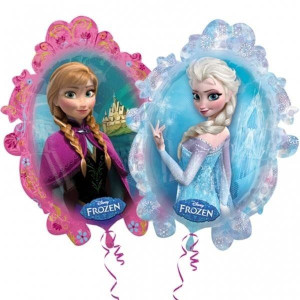 Balon Foliowy Anna I Elsa Kraina Lodu 63x78cm