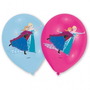 Balony Lateksowe Anna I Elsa Kraina Lodu 6szt.