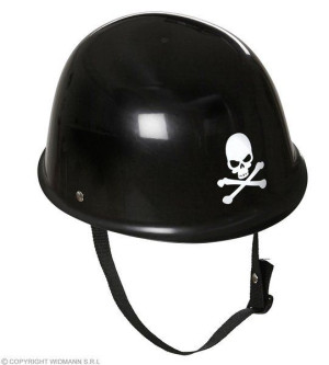 Kask Motocyklisty Z Czaszką Motocyklista