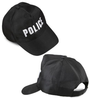 Czapka Policjanta Policjant Z Daszkiem Czarna