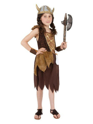 Strój Wikinga Wiking Wojowniczka Viking - 128