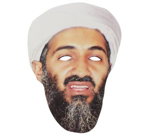 Maska Papierowa Osama Bin Laden Terrorysta