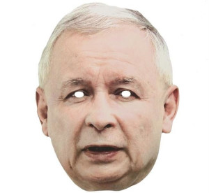 Maska Papierowa Jarosław Kaczyński Prezes Prezesa