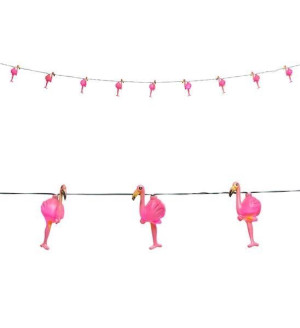 Girlanda Flamingi 2,5 M Hawaje Aloha Różowa