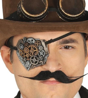 Opaska Jedno Oko Robota Maszyna Parowa Steampunk