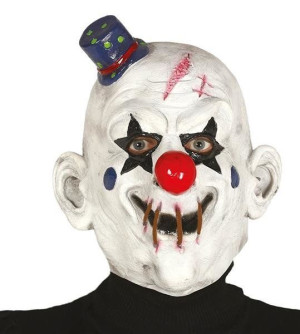Maska Gumowa Klauna Zły Klaun Horror Halloween