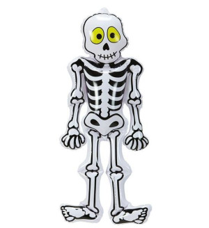 Dmuchany Kostek Kościotrup Czaszka Halloween