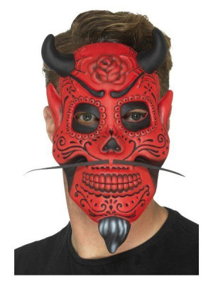 Maska Diabła Diabeł Los Muertos Śmierć Halloween