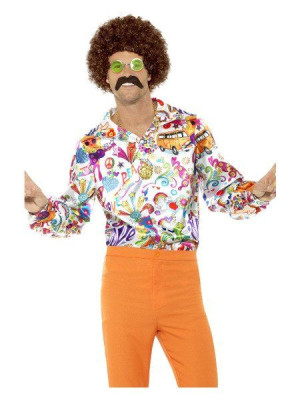 Koszula Hipisa Hipis Lata 60 70 Disco Groovy - L