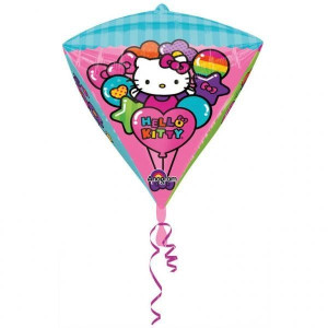 Balon Foliowy Różowy Hello Kitty 38 X 43 Cm