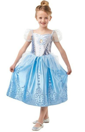 Strój Kopciuszka Kopciuszek Księżniczka Disney - 140