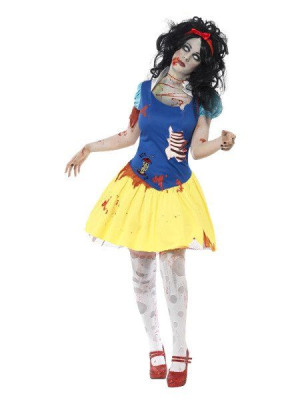 Strój Zombie Śnieżki Śnieżka Halloween - S
