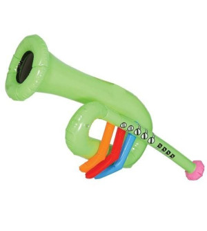 Dmuchana Trąbka Instrument Zielony Śmieszny