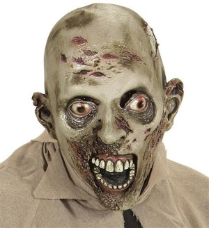 Maska Lateksowa Zombie Zombi Halloween