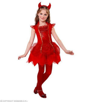 Strój Małej Diablicy Diablica Diabełek - 116