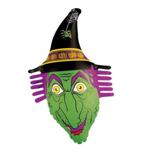 Dmuchana Głowa Czarownicy Wiedźma Halloween