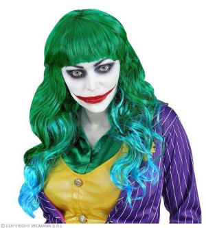 Peruka Zły Złego Mroczny Joker Jokera Halloween