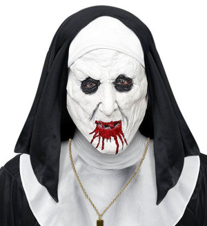 Maska Lateksowa Zakonnica Zakonnicy Nun Halloween