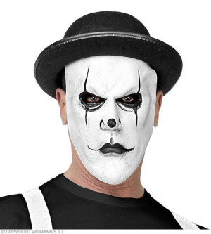 Maska Lateksowa Mim Mima Arlekin Halloween