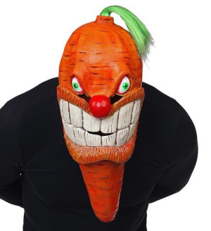 Maska Lat. Zła Złej Marchewka Marchewki Halloween