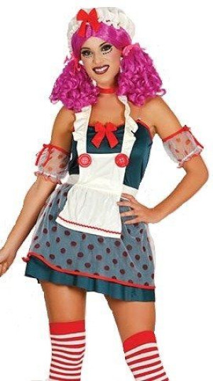 Strój Morderczej Zabójczej Lalki Halloween - S