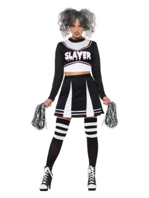 Strój Cheerleaderki Cheerleaderka Pompony - Xs