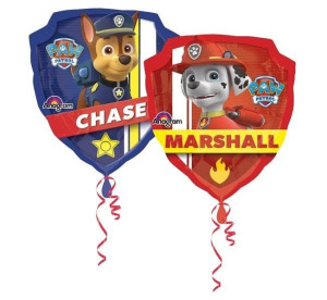 Balon Foliowy Psi Patrol 63x68cm Pies Dwustronny