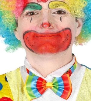 Tęczowa Muszka Clowna Tęcza Mucha Multikolor Klaun