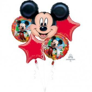 Zestaw Balonów Foliowych Myszka Mickey 5 Szt