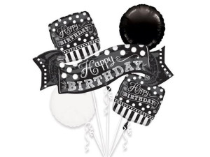 Zestaw Balonów Foliowych Happy Birthday Urodziny