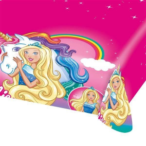 Obrus Foliowy Barbie Dzieci Wodoodporny 120x180cm