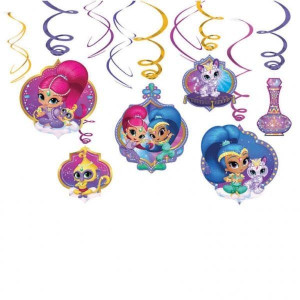 Girlanda Świderek Ozdoba Shimmer&shine Bajka