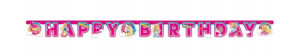 Girlanda Baner Barbie Syrenka Happy Birthday 200cm