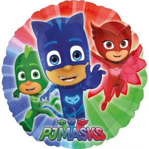 Balon Foliowy Okrągły 43 Cm Pj Masks Pidżamersi