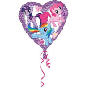 Balon Foliowy Serce 43cm My Little Pony