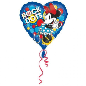 Balon Foliowy Myszka Minnie Serce 43 Cm